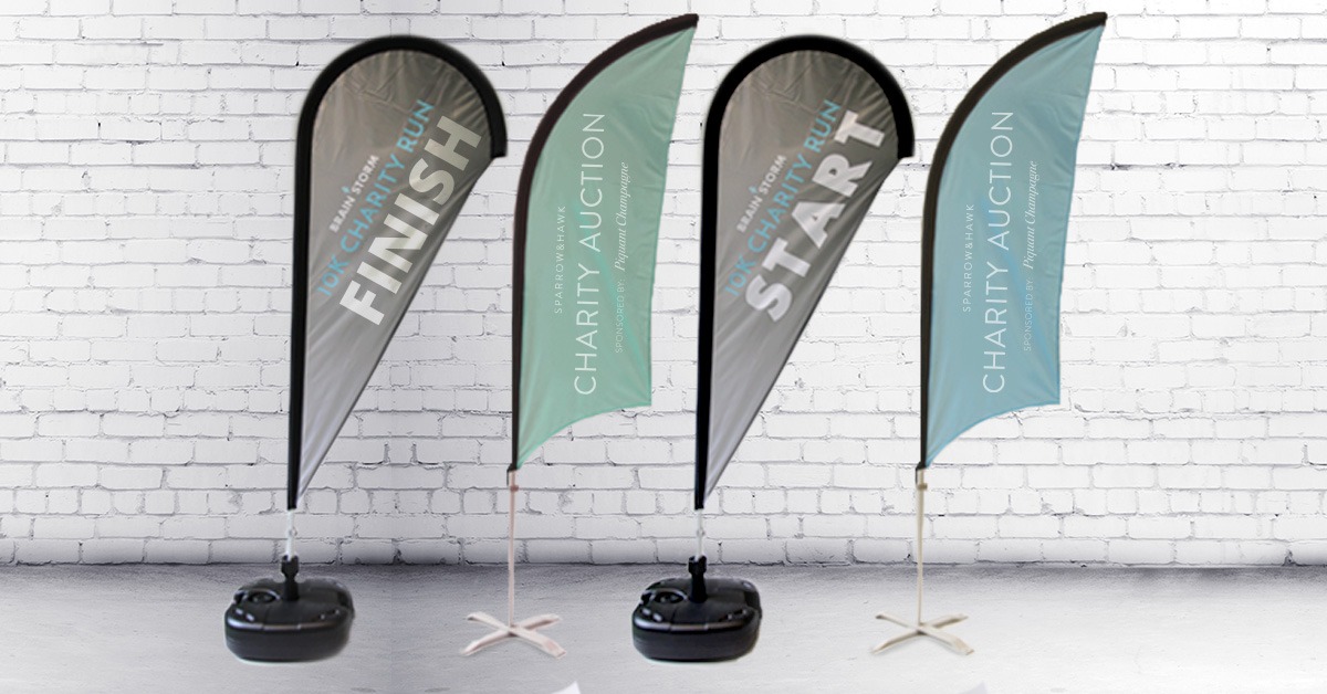 Fly The Flag For Your Business With Feather Flags | Printed.com Blog