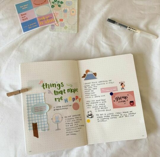 How To Achieve The Perfect Bullet Journal Scrapbook Look!